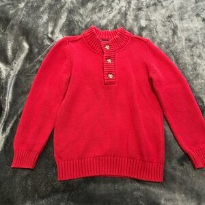 Carter's Red Button-Up Sweater